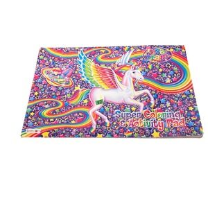 Lisa Frank Super Coloring Activity Pad Unicorn Rainbow Stars Bendon Kids Art Fun